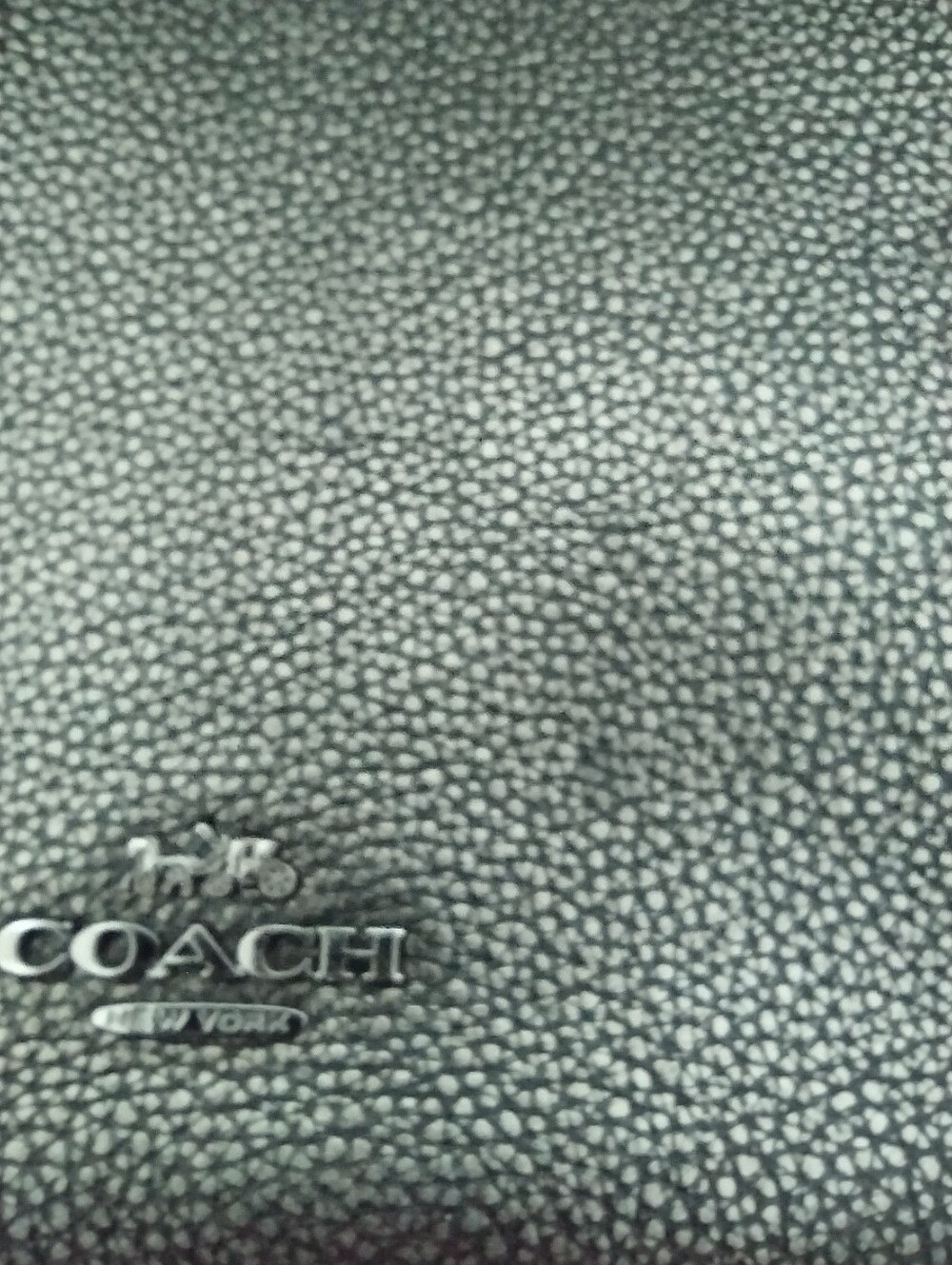 Coach Y2K Sutton Hobo Shoulder Bag Pebbled Leather Metallic Gunmetal 40632 - Picture 8 of 11